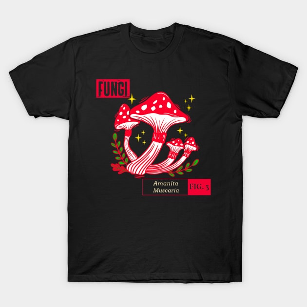 FUNGI Fig 3 T-Shirt by TJWDraws